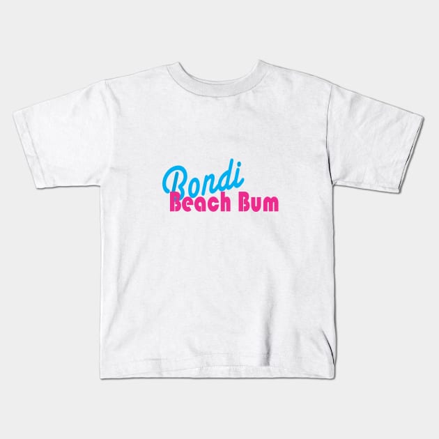 Bondi Beach bum Kids T-Shirt by downundershooter